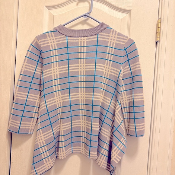 OSOS Plaid sweater new without tag - Picture 7 of 10